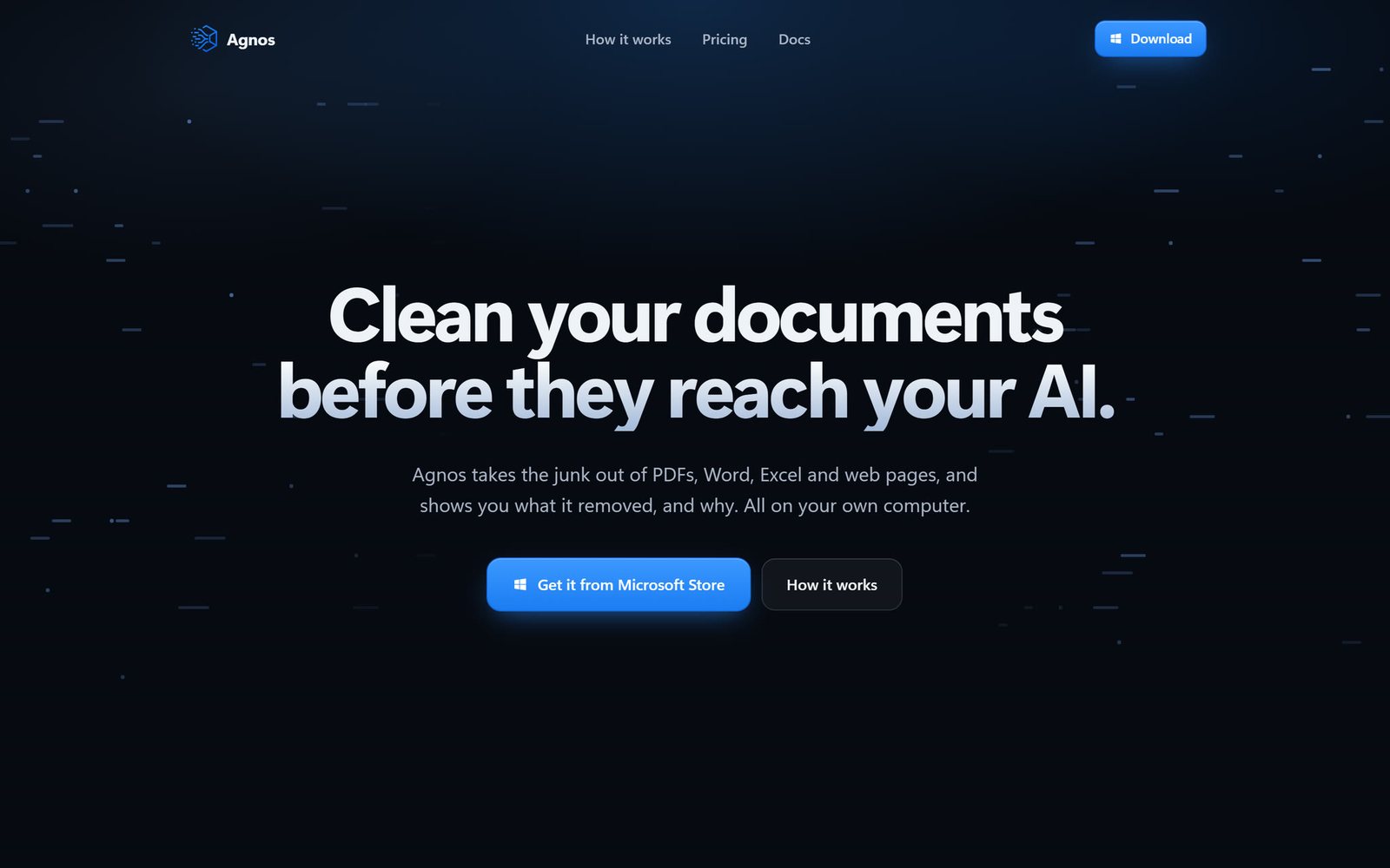 Agnos, software product by Michael Shadpour